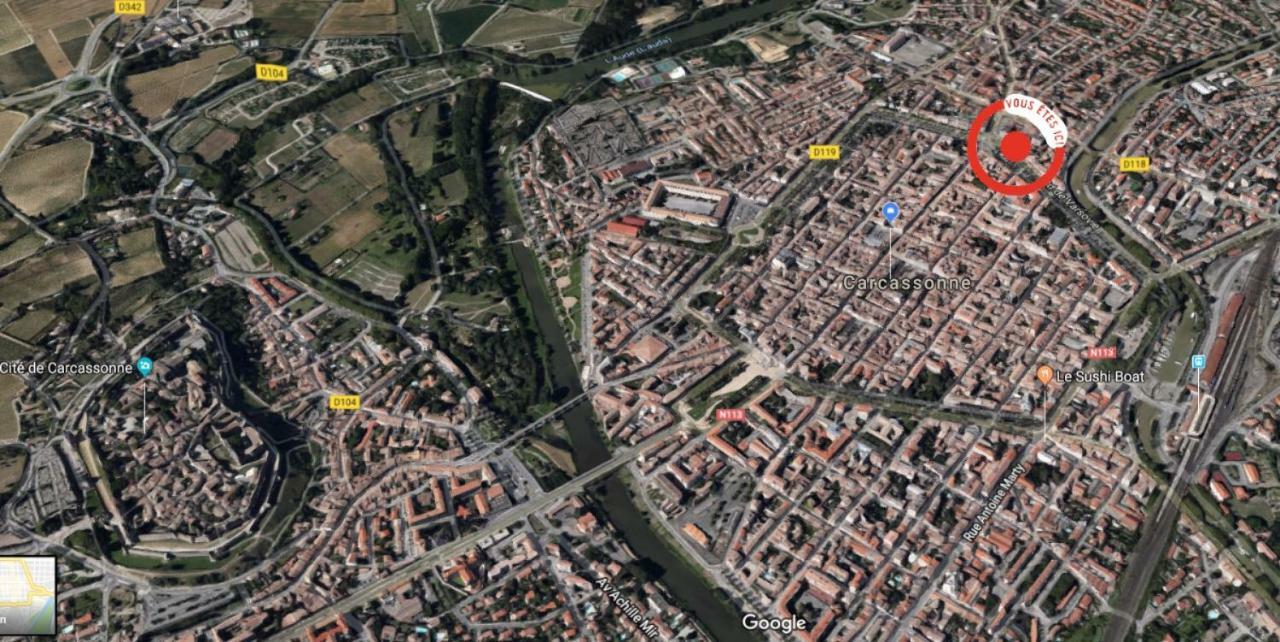 Апартаменти Carcassonne Centre Avec Balcon Et Parking Екстер'єр фото
